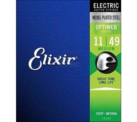 Elixir OPTIWEB 11-49 19102  muta chitarra elettrica 011-049