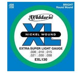 D'addario EXL130  muta chitarra elettrica 008-038