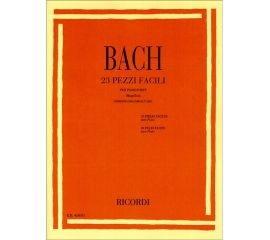 23 PEZZI FACILI PER PIANOFORTE CON CD - J. S. BACH