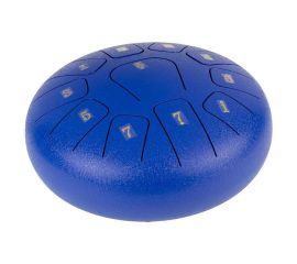 STEEL TONGUE DRUM 10 POLLICI BLU