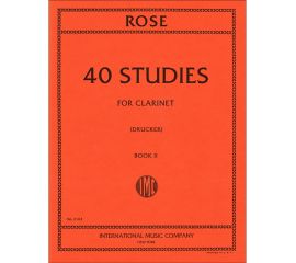 40 STUDIES FOR CLARINET BOOK II - ROSE