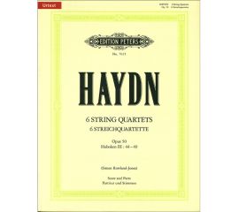 6 STRING QUARTETS OP.50 PARTI E PARTITURE - HAYDN