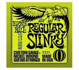 Ernie Ball EB 2221 Nickel Wound Regular Slinky 10-46 muta Chitarra Elettrica