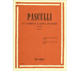 15 CAPRICCI A GUISA DI STUDI X OBOE - PASCULLI