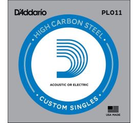 D'ADDARIO corda singola per chitarra Acustica/Elettrica .011