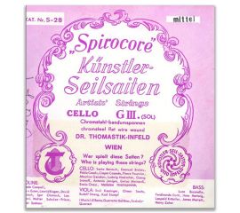 CORDA PER VIOLONCELLO G III SOL TUNGSTEN WOUND SPIROCORE ARTISTS' STRINGS THOMA