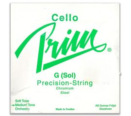 CORDA PER VIOLONCELLO PRIM CHROMIUM STEEL G SOL MEDIUM TONE PRECISION-STRING