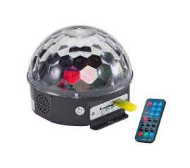 SOUNDSATION CB-630B SEMI-SFERA LUMINOSA 6 LED DA 3W CON PLAYER MP3 E TELECOMANDO