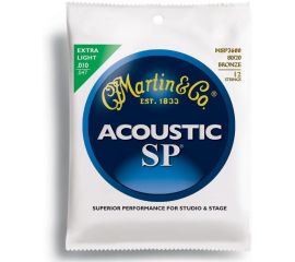 MARTIN MSP3600 - MUTA PER CHITARRA ACUSTICA 12 CORDE EXTRA LIGHT