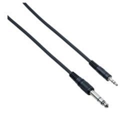 Cavo per dispositivi elettronici - jack stereo  6,3 mm - jack stereo  3,5 mm