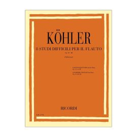 KOHLER 8 STUDI DIFFICILI PER FLAUTO, OP.33