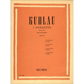 7 SONATINE OP.60, 88 PER PIANOFORTE - FRIEDRICH KUHLAU