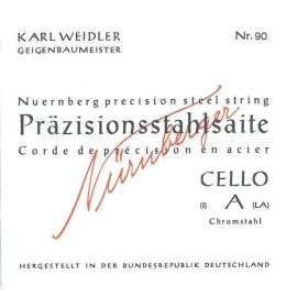 CORDE PER VIOLONCELLO I A LA CHROMSTAHL NURNBERGER GEWA NUREMO 90 KARL WEIDLER S