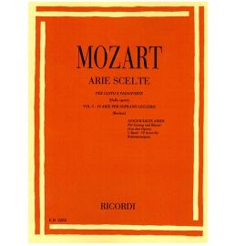 ARIE SCELTE PER CANTO E PIANOFORTE VOLUME I - MOZART