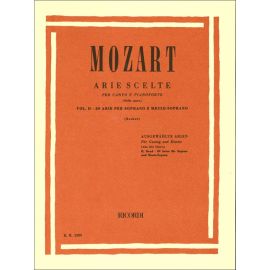 ARIE SCELTE PER CANTO E PIANOFORTE VOLUME II - MOZART