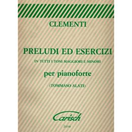 CLEMENTI preludi esercizi in tutti i toni maggiori minori per pianoforte OUTLET