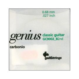 CORDA GENIUS PER CHITARRA CLASSICA GC9002_B 2nd IN CARBONIO GALLISTRINGS