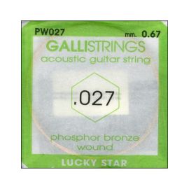 CORDA PER CHITARRA FOLK PHOSPHOR BRONZE 027SOL GALLISTRINGS LUCKY STAR