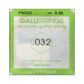 CORDA PER CHITARRA FOLK PHOSPHOR BRONZE 032SOL GALLISTRINGS LUCKY STAR