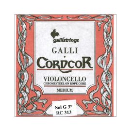 CORDA PER VIOLONCELLO SOL G 3 CHROMESTEEL MEDIUM GALLISTRINGS CORDCOR RC313