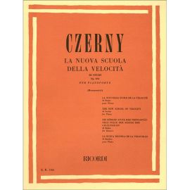 LA NUOVA SCUOLA DELLA VELOCITA 30 STUDI OP.834 PER PIANOFORTE - CZERNY