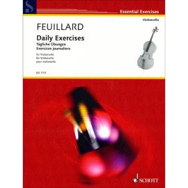 DAILY EXERCISES FOR VIOLONCELLO - FEUILLARD