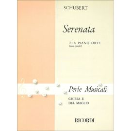 SERENATA PER PIANOFORTE CON PAROLE - SCHUBERT