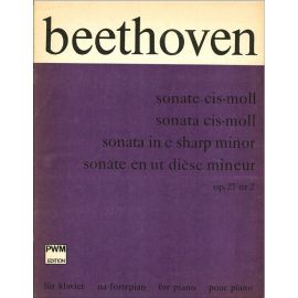 SONATA IN C SHARP MINOR OPUS 27 NUMERO 2 - BEETHOVEN