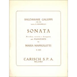 SONATA PER PIANOFORTE - GALUPPI