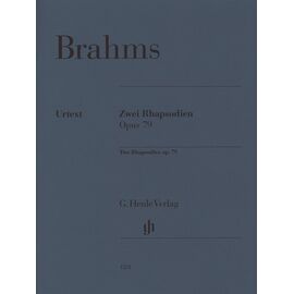 Brahms - 2 rapsodie opera 79