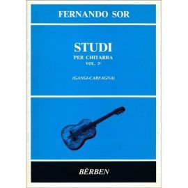 FERNANDO SOR STUDI PER CHITARRA VOL III