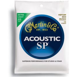 MARTIN MSP3600 - MUTA PER CHITARRA ACUSTICA 12 CORDE EXTRA LIGHT