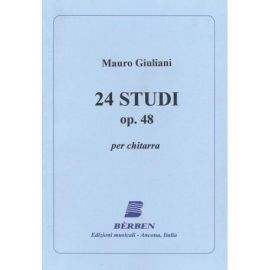 BERBEN MAURO GIULIANI 24 STUDI OP. 48 PER CHITARRA