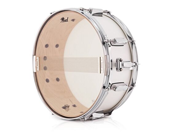 14 "X 5.5 Pearl Decade Maple White Satin Snare Drum, 4 image