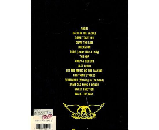 Aerosmith Greatest Hits - record version with notes & tab sheet music, 3 image