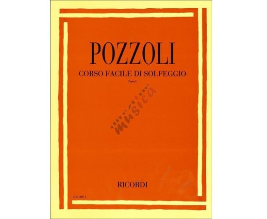 POZZOLI - CORSO FACILE DI SOLFEGGIO I PARTE