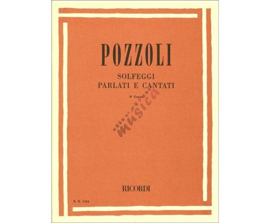 POZZOLI SOLFEGGI PARLATI E CANTATI CORSO III