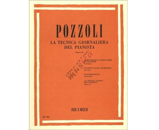 POZZOLI - TECNICA GIORNALIERA DEL PIANISTA PARTE 1 E 2