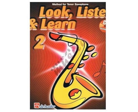 KASTELEIN METHOD FOR TENOR SAXOPHONE VOL.2 - LOOK, LISTEN E LEARN