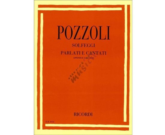 POZZOLI - SOLFEGGI APPENDICE AL I CORSO