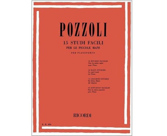 POZZOLI 15 STUDI FACILI PER LE PICCOLE MANI