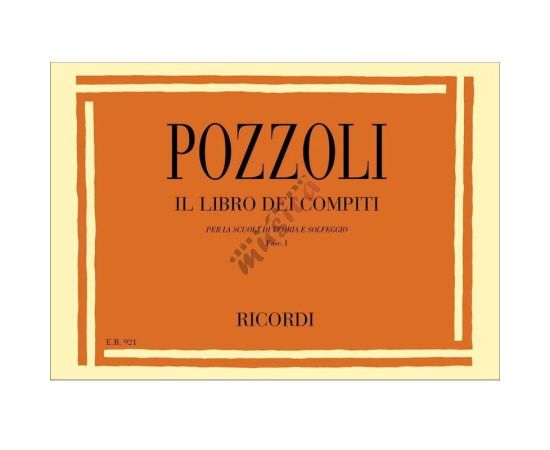 POZZOLI IL LIBRO DEI COMPITI VOL. 1