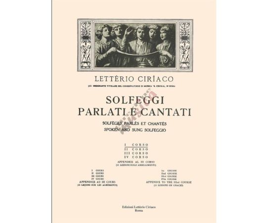 CIRIACO - SOLFEGGI PARLATI E CANTATI I CORSO