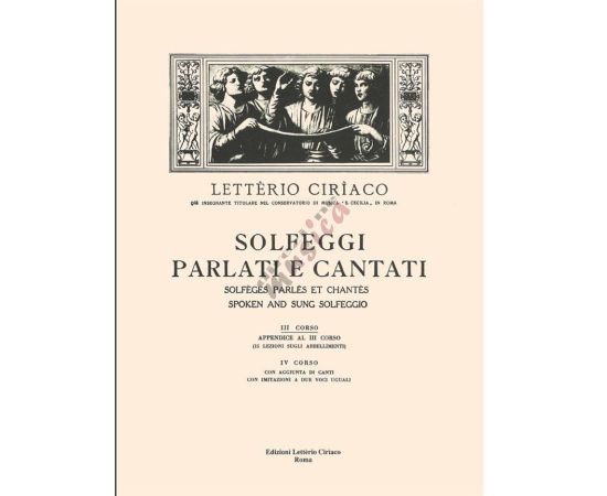 CIRIACO - SOLFEGGI PARLATI E CANTATI III CORSO