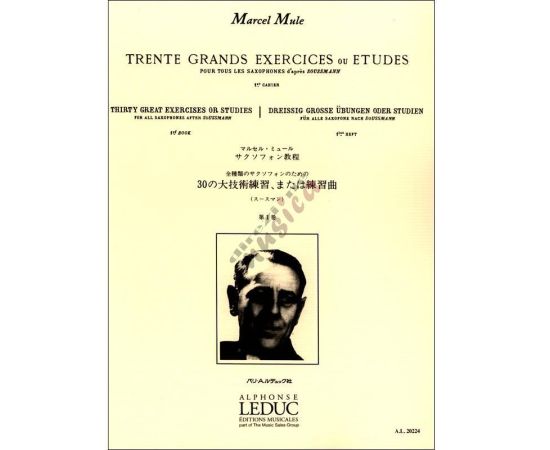 MULE - 30 GRANDS EXERCICES OU ETUDES POUR SAX VOL. I