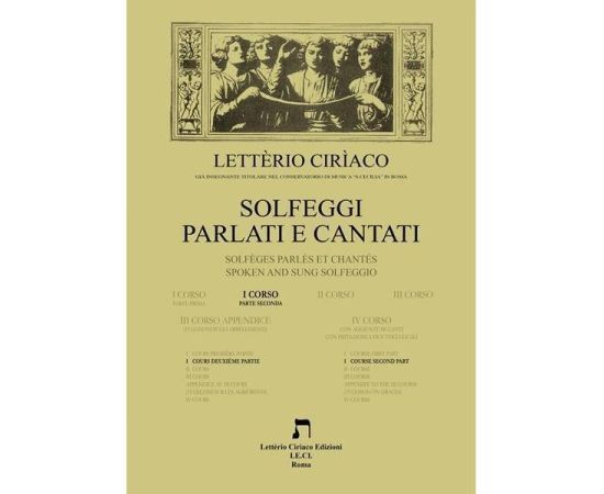 CIRIACO - SOLFEGGI PARLATI E CANTATI APPENDICE AL I CORSO