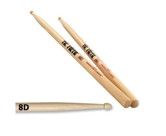 VIC FIRTH  5A bacchette punta in legno