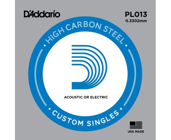 D'Addario PL013 corda singola per chitarra acustica ed elettrica