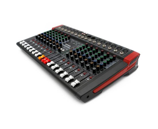 SINEXTESIS Mixer 12 canali, multieffetto DSP, interfaccia USB, lettore Mp3, Bluetooth