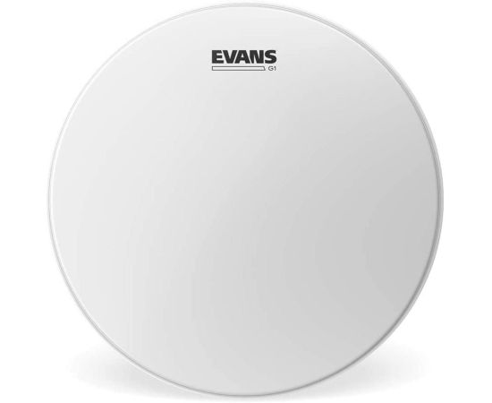 EVANS B14G G1 Pelle Bianca Sabbiata Battente Monostrato per Rullante da 14"